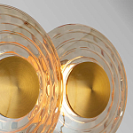 Бра из трех стеклянных фактурных дисков Eyepiece варинант исполнения - 4 | Loft Concept в Красноярске