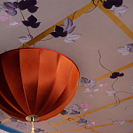 Обои ручная роспись Morning Glory Original colourway on shot slub silk варинант исполнения - 2 | Loft Concept в Красноярске