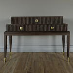 Премиальная Консоль с тремя ящиками Elsa Dreams Walnut варинант исполнения - 3 | Loft Concept в Красноярске