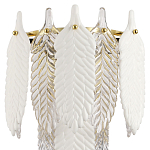 Бра с декором из рельефного стекла в виде перьев Abelia Feather Wall Lamp варинант исполнения - 3 | Loft Concept в Красноярске