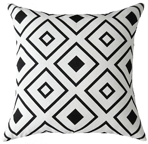 Подушка черно-белая 70.082