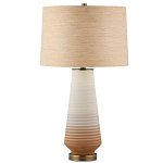 Настольная лампа фарфоровая с узором на корпусе Junction Place варинант исполнения - 3 | Loft Concept в Красноярске