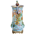 Ваза из фарфора с птицей на бронзовой ветке Garden of Eden варинант исполнения - 3 | Loft Concept в Красноярске