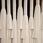 Декор на стену Белые Кисти Wall decor White Tassels варинант исполнения - 1 | Loft Concept в Красноярске