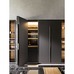 Кухонный гарнитур из дерева и камня с раздвижными дверцами OPERATING COLUMN 2.0 Dada Engenereed Kitchen варинант исполнения - 7 | Loft Concept в Красноярске