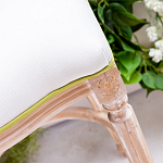 Барный стул золотистый из натурального бука с изображением птиц и цветов Blooming Birds варинант исполнения - 2 | Loft Concept в Красноярске