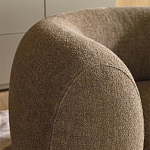 Дизайнерское полукруглое мягкое кресло CINNAMON Armchair варинант исполнения - 5 | Loft Concept в Красноярске