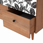 Шкаф с принтом Leaf bouquet варинант исполнения - 3 | Loft Concept в Красноярске