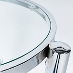 Приставной столик со стеклянной столешницей Deimos варинант исполнения - 2 | Loft Concept в Красноярске