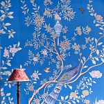 Обои ручная роспись Houghton Canton Blue варинант исполнения - 6 | Loft Concept в Красноярске