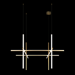 Люстра с 6-ю цилиндрическими плафонами на тонких тросах Trumpet tube варинант исполнения - 7 | Loft Concept в Красноярске