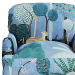 Дизайнерское классической формы на колесиках Trumann Armchair варинант исполнения - 4 | Loft Concept в Красноярске