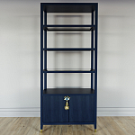 Стеллаж со стеклянными полками Elsa Dreams Blue варинант исполнения - 6 | Loft Concept в Красноярске