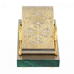 Подставка для телефона из натурального камня малахит Natural Stone Stand варинант исполнения - 3 | Loft Concept в Красноярске