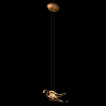 Подвесной светильник с прозрачной стеклянной птичкой Serip Voa варинант исполнения - 3 | Loft Concept в Красноярске