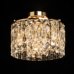 Потолочный светильник круглый с прозрачными подвесками Lunet варинант исполнения - 2 | Loft Concept в Красноярске