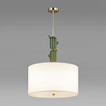 Подвесной светильник с декором в виде кактуса из керамики Opuntia D45 см варинант исполнения - 4 | Loft Concept в Красноярске