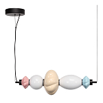 Подвесной светильник фигруный с керамическими элементами 18W LED Fragrant Light варинант исполнения - 3 | Loft Concept в Красноярске