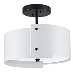 Потолочный светильник круглый светодиодный Semicircular White Panels белый варинант исполнения - 3 | Loft Concept в Красноярске