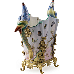 Ваза фарфоровая с попугаями Ferra варинант исполнения - 3 | Loft Concept в Красноярске