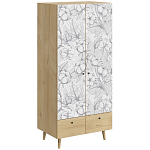 Шкаф с принтом Cotton варинант исполнения - 1 | Loft Concept в Красноярске