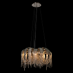 Люстра подвесная круглая с изогнутыми металлическими дугами и ниспадающими цепочками 65 см Atlantis Chain варинант исполнения - 11 | Loft Concept в Красноярске
