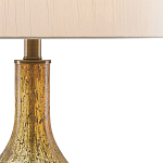 Настольная лампа с тканевым абажуром в форме цилиндра Thin Neck варинант исполнения - 1 | Loft Concept в Красноярске