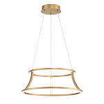 Люстра золотого цвета с 2-мя светодиодными кольцами Eurofase варинант исполнения - 2 | Loft Concept в Красноярске