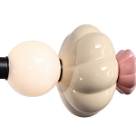 Подвесной светильник линейный с керамическими элементами 24W LED Fragrant Light варинант исполнения - 6 | Loft Concept в Красноярске