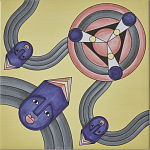 Плитка дизайнерская с узором Дива варинант исполнения - 4 | Loft Concept в Красноярске