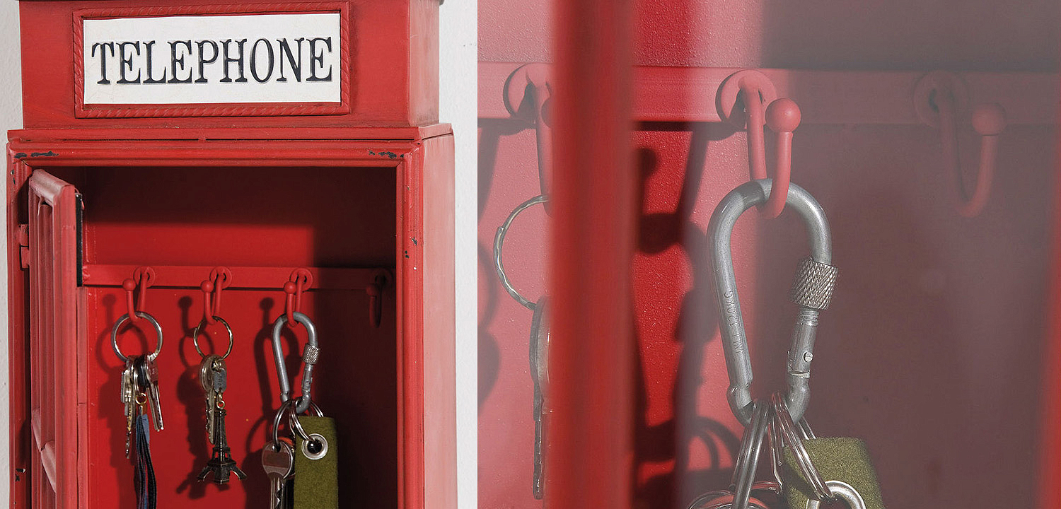 Ключница Red Telephone Box - Loft-Concept в Красноярске