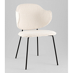 Стул Bellamy букле молочный варинант исполнения - 1 | Loft Concept в Красноярске