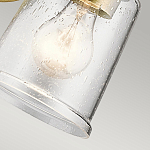 Бра с прозрачным стеклянным абажуром в форме цилиндра Kichler варинант исполнения - 8 | Loft Concept в Красноярске