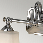 Бра для ванных комнат с квадратными матовыми плафонами на основании цвета хром Feiss варинант исполнения - 3 | Loft Concept в Красноярске