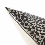 Подушка декоративная черного цвета Blossom Essence Grace варинант исполнения - 3 | Loft Concept в Красноярске