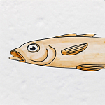 Плитка с узором Рыба Русалка варинант исполнения - 5 | Loft Concept в Красноярске