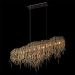 Люстра подвесная с металлическими дугами и длинными цепочками 115 см Atlantis Chain варинант исполнения - 14 | Loft Concept в Красноярске