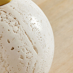 Настольная лампа на круглом основании из натурального камня Bartolomeo варинант исполнения - 1 | Loft Concept в Красноярске