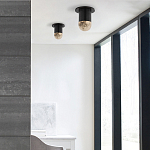 Потолочный светильник светодиодный с плафоном из натурального камня Purgatory варинант исполнения - 2 | Loft Concept в Красноярске