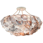 Потолочный светильник с каскадным абажуром из ракушек Sea Ravens варинант исполнения - 2 | Loft Concept в Красноярске