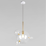 Подвесной светильник со стеклянными плафоном в виде шара и золотыми деталями & Coombes варинант исполнения - 1 | Loft Concept в Красноярске