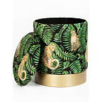 Пуф Leopards in the ferns варинант исполнения - 2 | Loft Concept в Красноярске