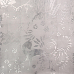 Обои ручная роспись в стиле Арт-деко Rateau Bas Relief on Tarnished Silver gilded paper варинант исполнения - 2 | Loft Concept в Красноярске