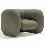 Дизайнерское полукруглое мягкое кресло CINNAMON Armchair варинант исполнения - 1 | Loft Concept в Красноярске