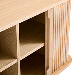 Длинный низкий буфет с 2-мя раздвижными дверцами Toinette Light Cupboard варинант исполнения - 5 | Loft Concept в Красноярске