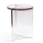 Стол журнальный круглый Acrylic Аether Smoke варинант исполнения - 1 | Loft Concept в Красноярске