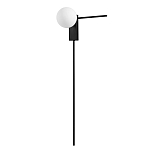 Бра с белым шарообразным плафоном и черным минималистичным каркасом Direct Rays варинант исполнения - 1 | Loft Concept в Красноярске