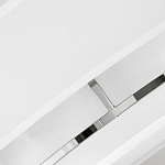 Потолочный светильник с двухслойным белым текстильным абажуром Hinkley варинант исполнения - 12 | Loft Concept в Красноярске