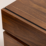 ТВ-тумба с узором из шпона на фасаде Sahara варинант исполнения - 5 | Loft Concept в Красноярске