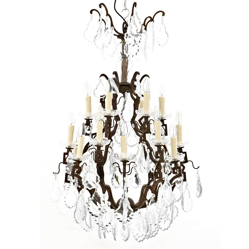 Люстра Luster Chateau de Chatillon Латунь Прозрачный (Transparent) в Красноярске | Loft Concept 